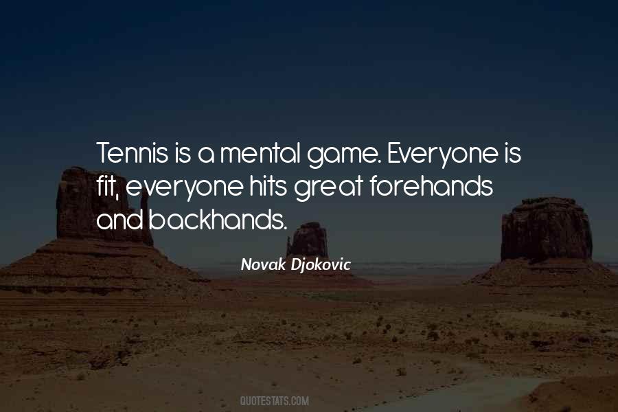 Tennis Game Quotes #1849223