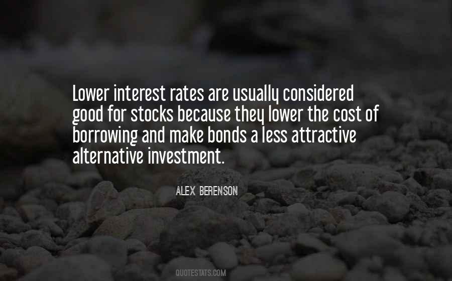 Quotes About Interest Rates #111299