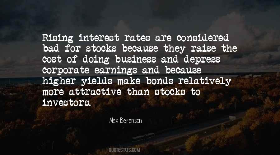 Quotes About Interest Rates #1440581
