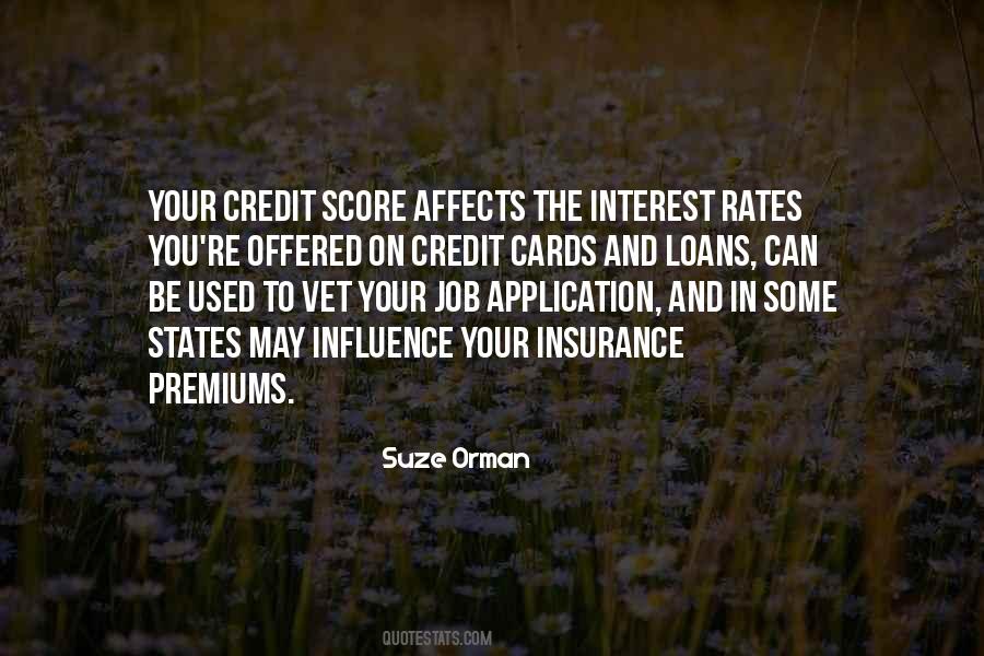Quotes About Interest Rates #214163