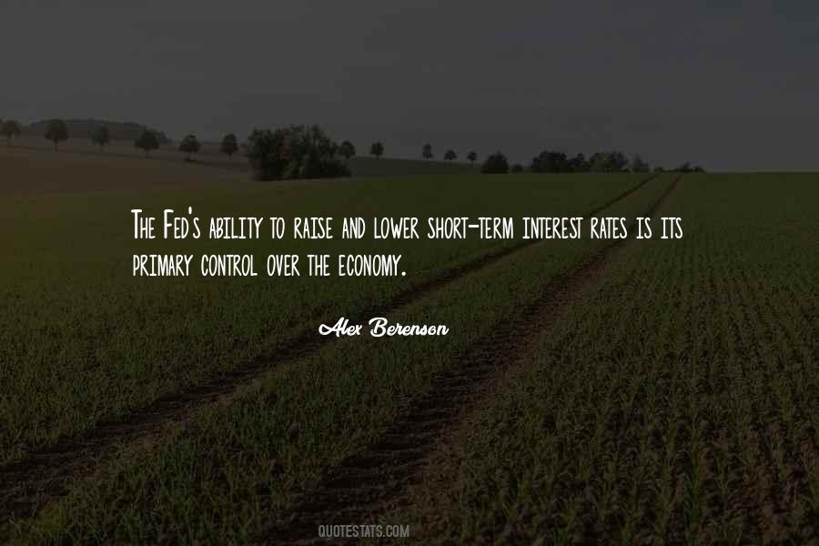 Quotes About Interest Rates #277485