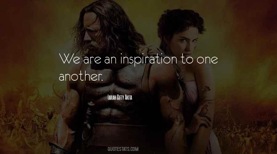 Quotes About Inspiring Others #701101