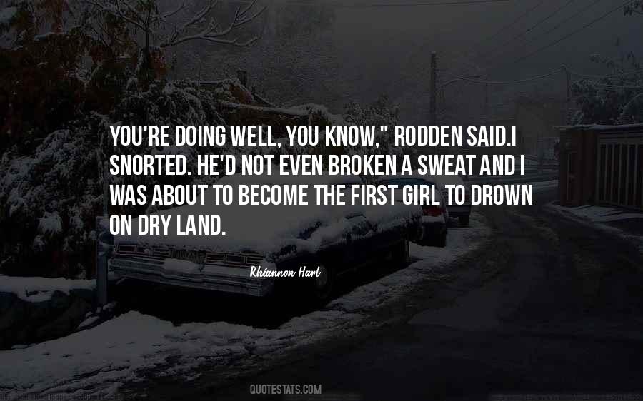 Quotes About Dry Land #339694