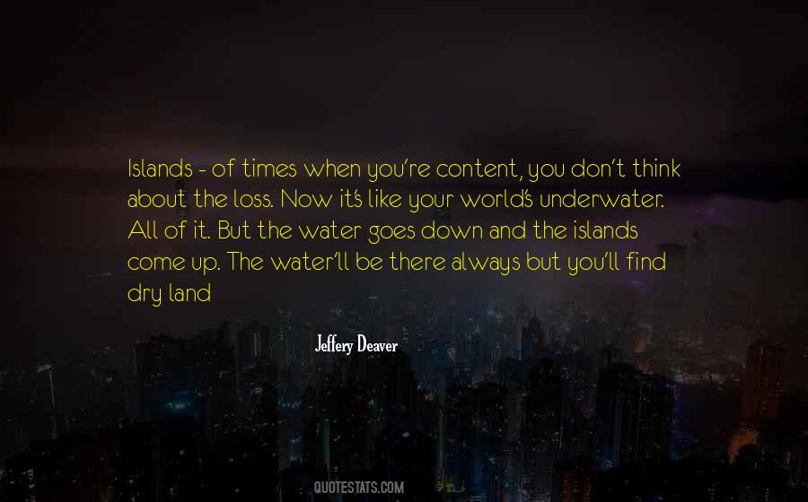 Quotes About Dry Land #998531