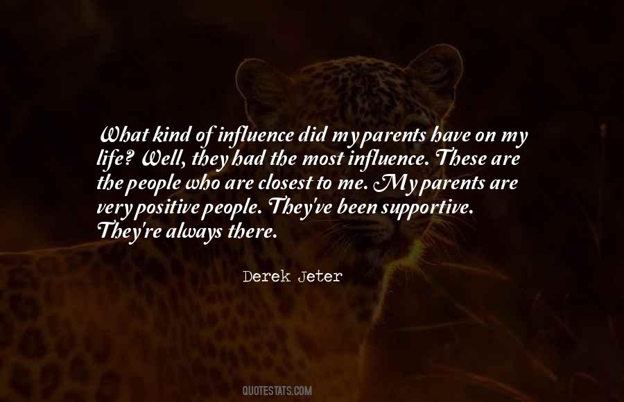 Quotes About Influence Of Parents #1319562