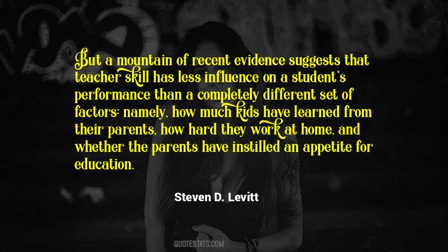 Quotes About Influence Of Parents #1513373