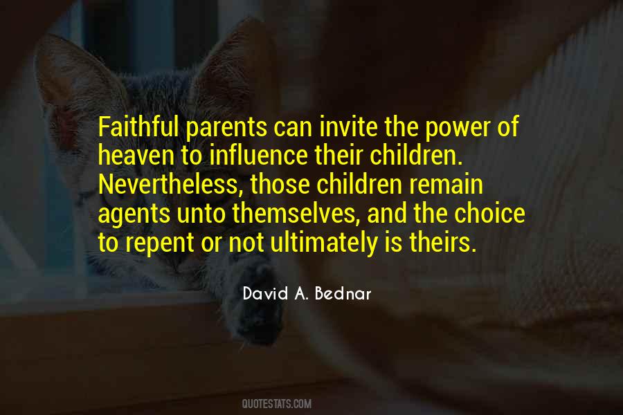 Quotes About Influence Of Parents #31175