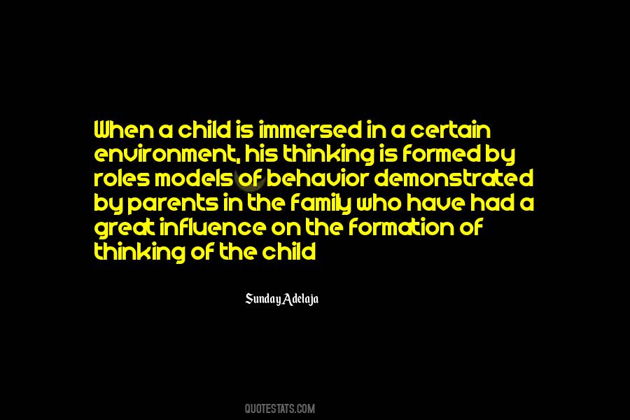 Quotes About Influence Of Parents #498157