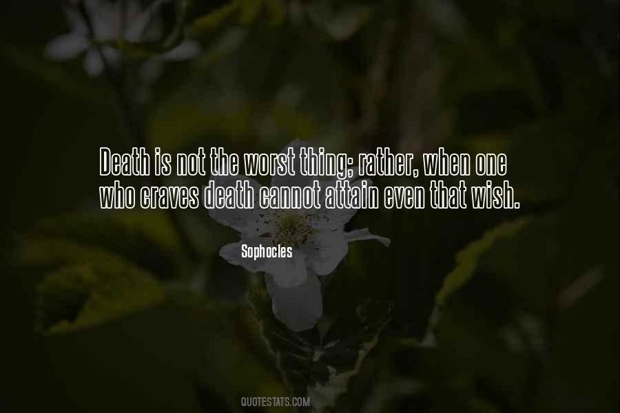 Quotes About Death Wish #534296