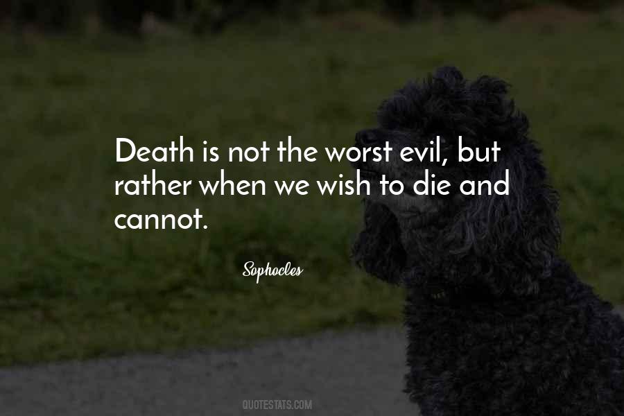 Quotes About Death Wish #634466