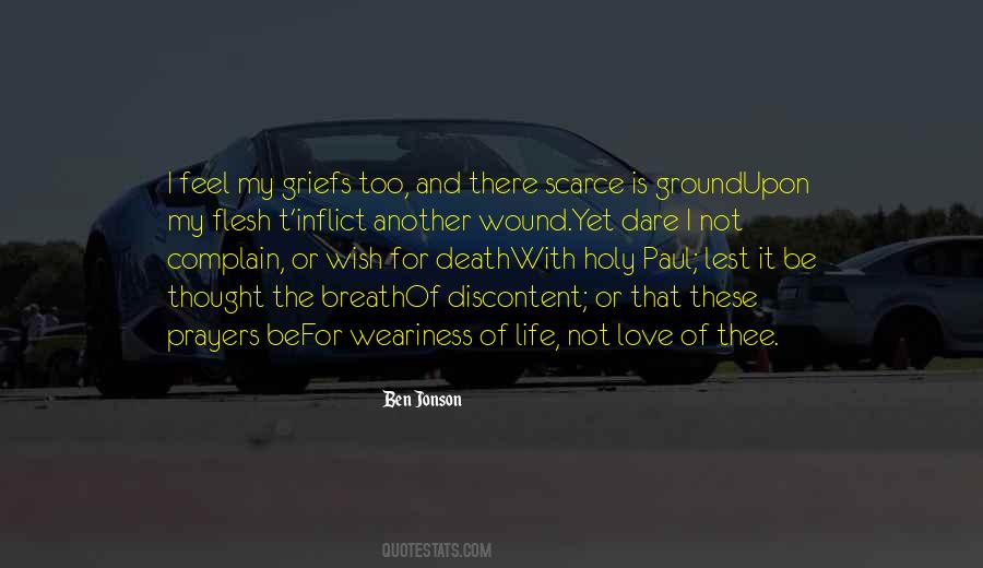 Quotes About Death Wish #657919