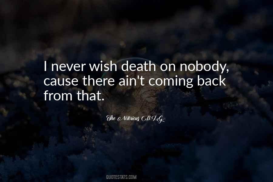 Quotes About Death Wish #711134