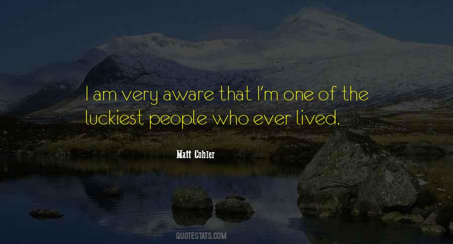 Luckiest People Quotes #594860