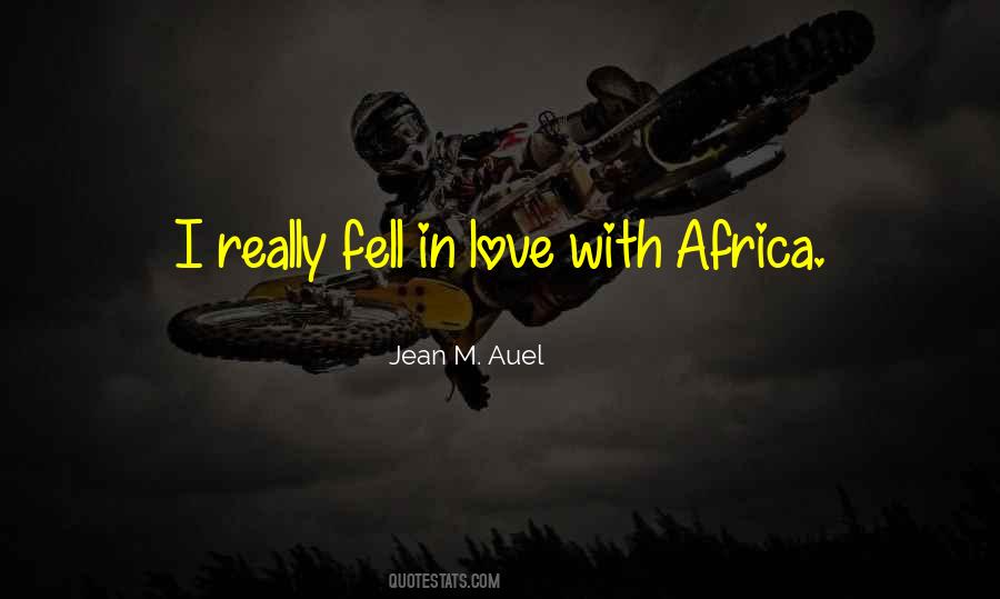 Quotes About Africa Love #1558340