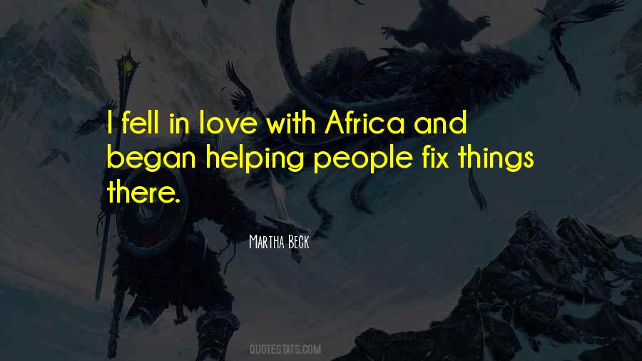 Quotes About Africa Love #795324