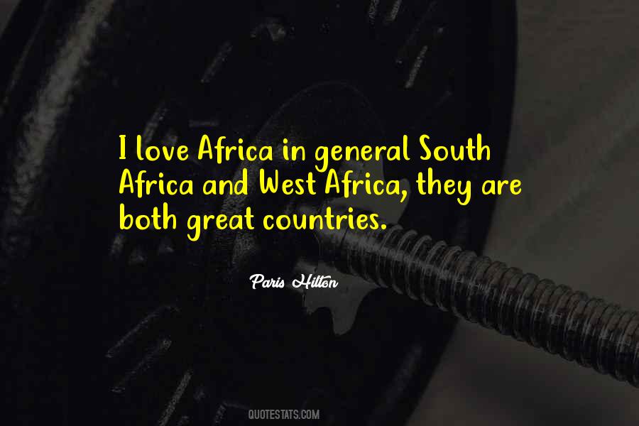 Quotes About Africa Love #899384
