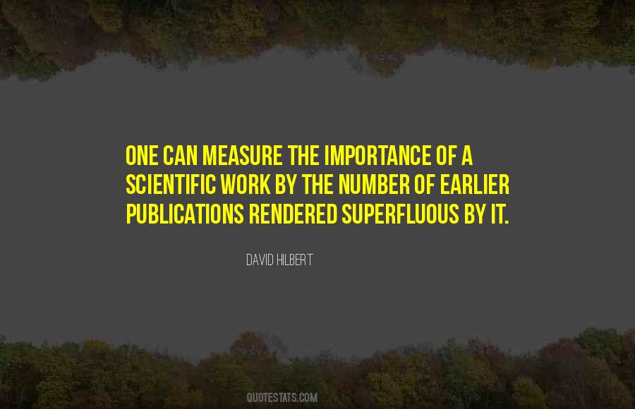 Scientific Work Quotes #95370