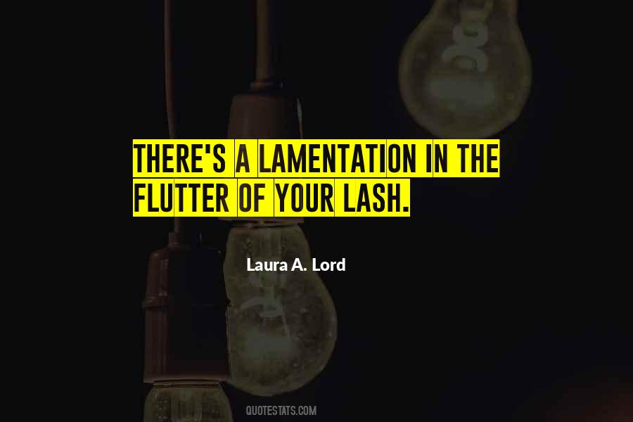 Quotes About Lamentation #1295344