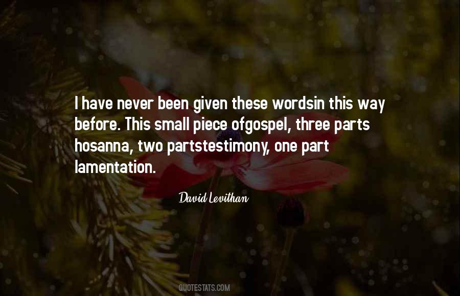 Quotes About Lamentation #1867321