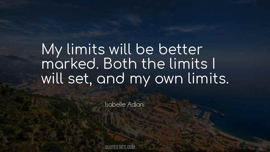 Set Limits Quotes #1523853