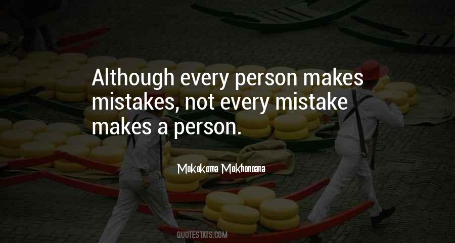 Quotes About Mistakes #1731445