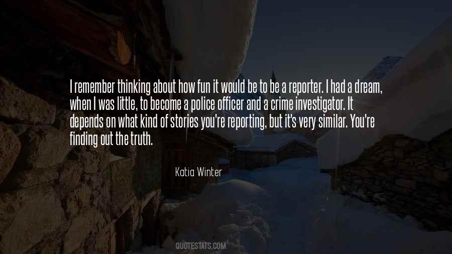 Quotes About Reporting #1390894