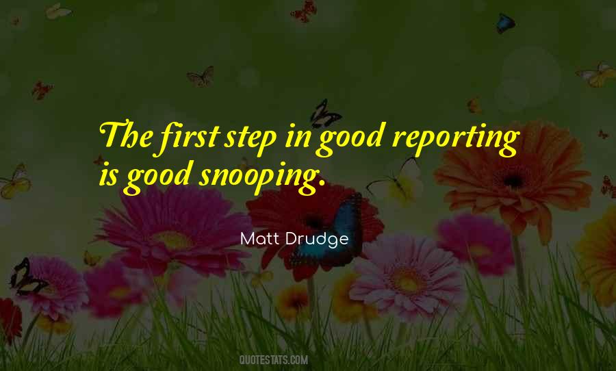 Quotes About Reporting #1445519