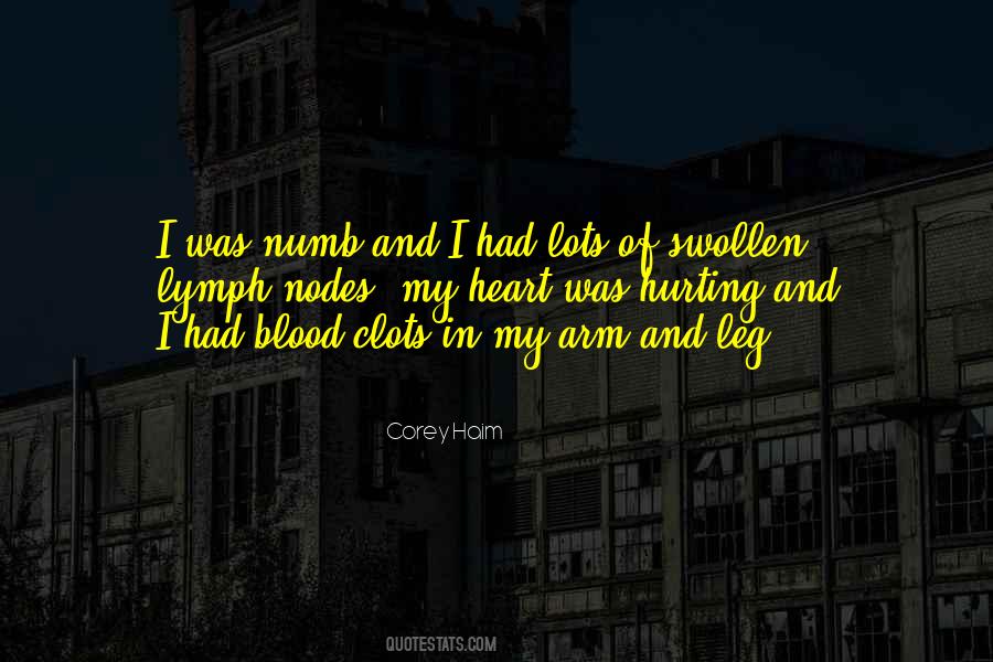 Quotes About Blood Clots #1535449