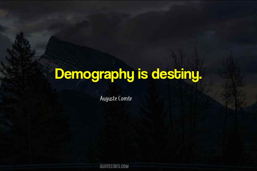 Quotes About Demography #1261124