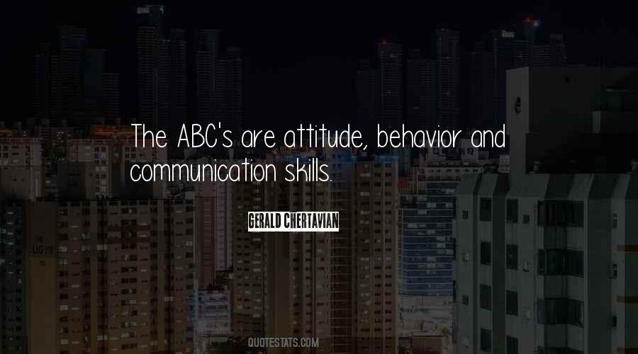 Quotes About Attitude And Behavior #1009720