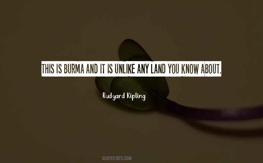 Quotes About Burma #1038738