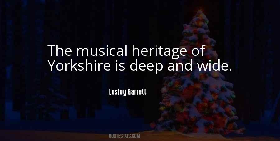 Quotes About Yorkshire #548867