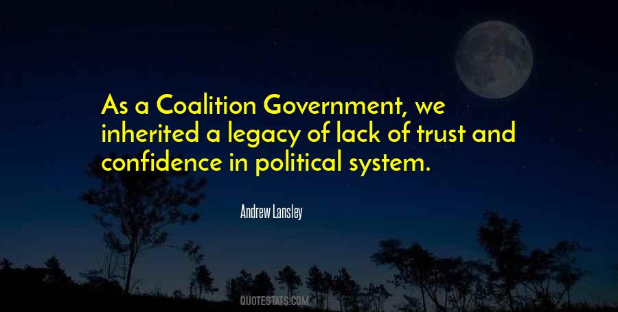 Quotes About Coalition Government #1105437