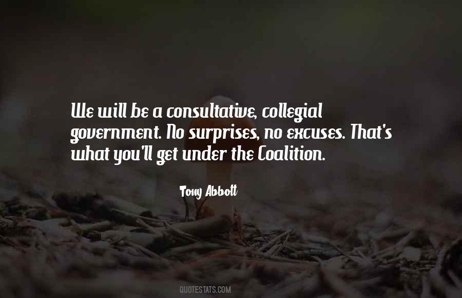 Quotes About Coalition Government #1127400