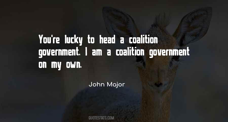 Quotes About Coalition Government #1420792