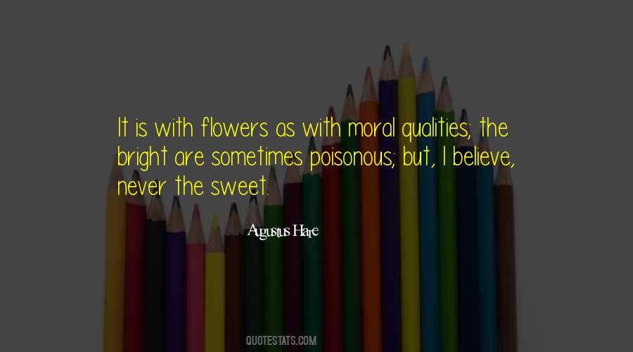 Quotes About Poisonous Flowers #36643