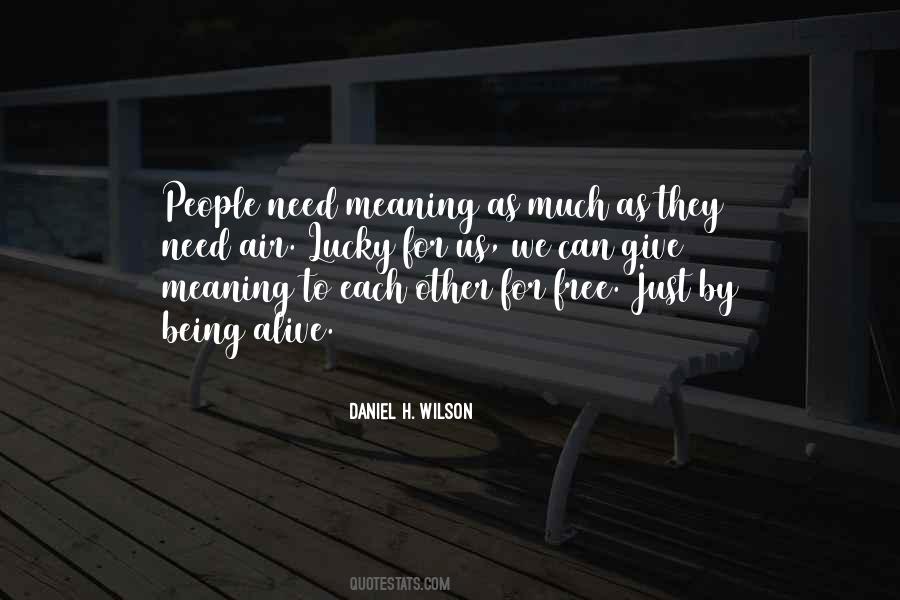 Being Other People Quotes #13056