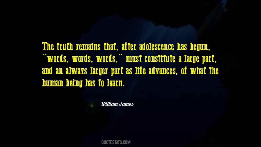 The Life Of Words Quotes #59859