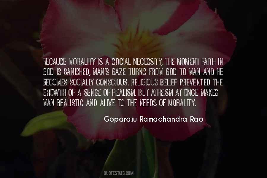 Realistic Faith Quotes #1014966