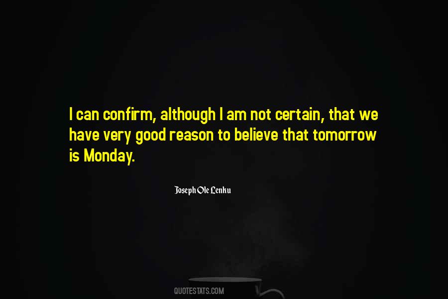 Quotes About Tomorrow Is Monday #123108