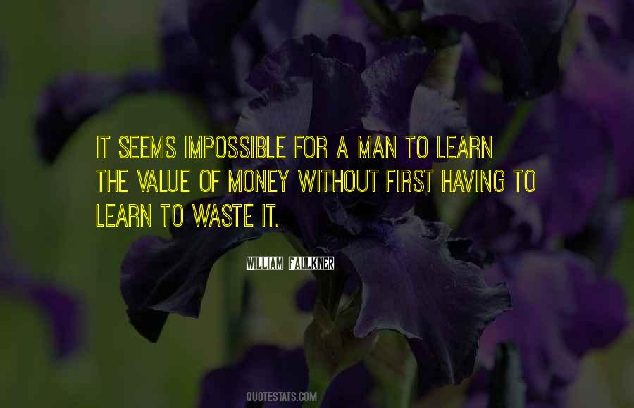 Quotes About Waste #1686376