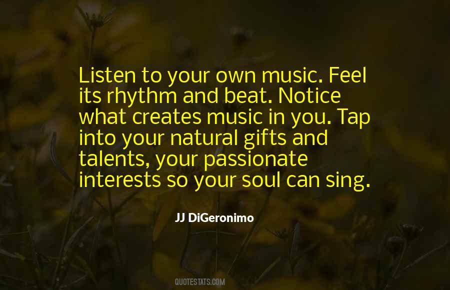 Quotes About Passionate Music #155139