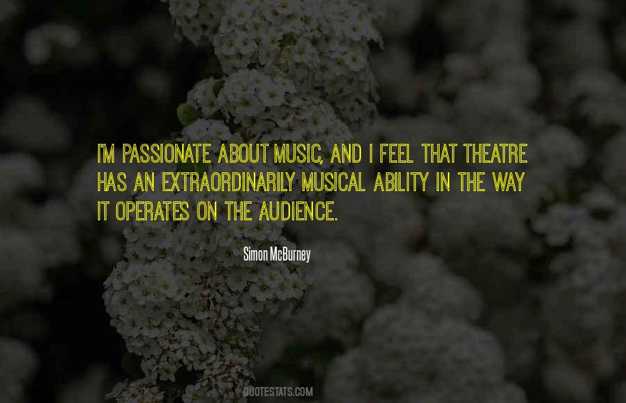 Quotes About Passionate Music #1697533