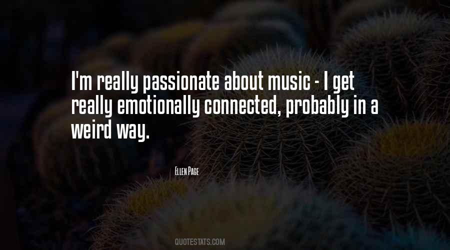 Quotes About Passionate Music #238422
