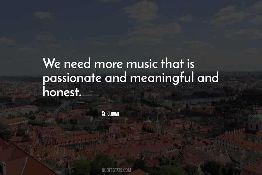 Quotes About Passionate Music #735728