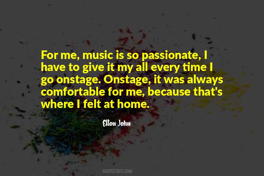 Quotes About Passionate Music #750217