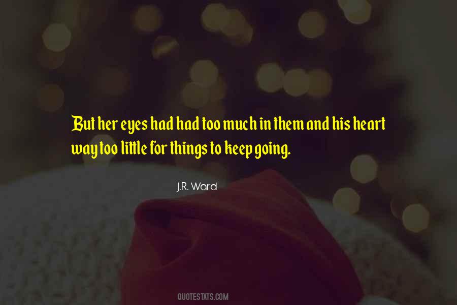 Quotes About Sad Eyes #266359