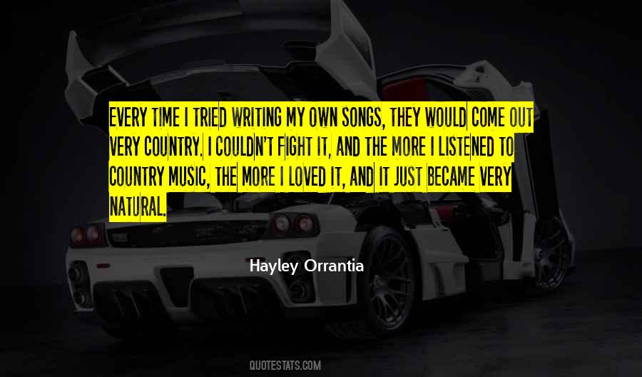 Listened To Music Quotes #918326