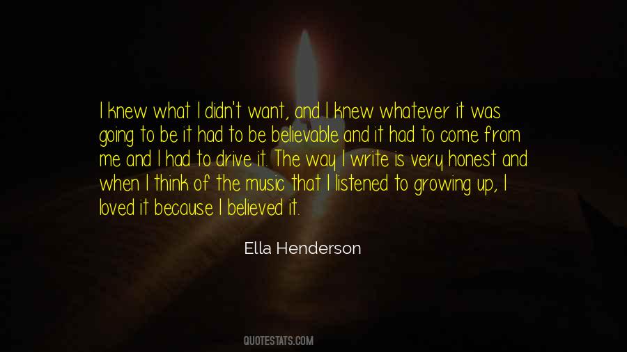 Listened To Music Quotes #947526