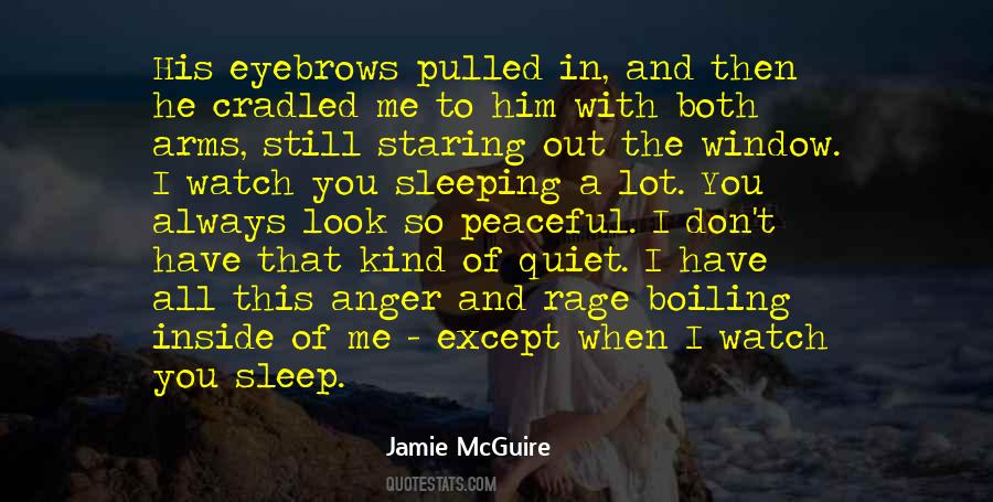 Quotes About Sleeping In His Arms #420081